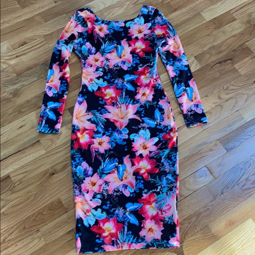Lipsy London floral pattern dress